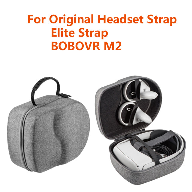 Elite Head Strap Storage Bag For Oculus Quest 2 Travel Carrying Case EVA Portable Storage Box For Meta Oculus Quest2 Accessoires