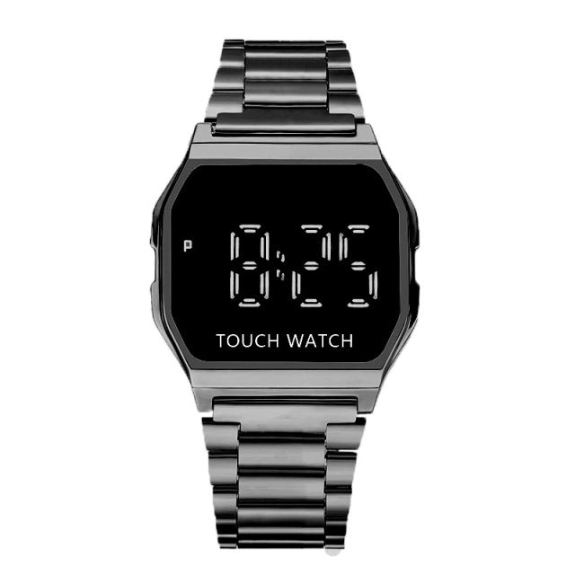 New Magic Color Touch Watches Men Women Electronic Digital Display Retro Style Clock Men's Relogio Masculin Reloj Hombre homme
