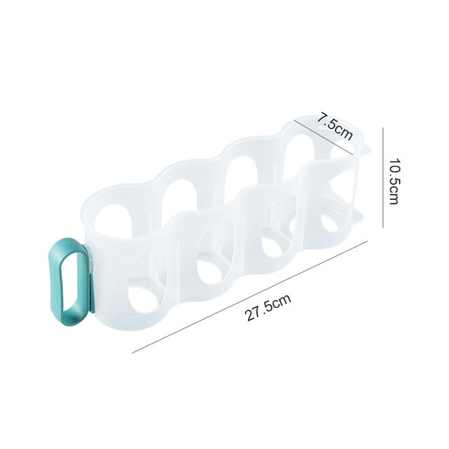 Refrigerator 4 Hole Canned Beverage Storage Box Kitchen Fridge Soda Cans Dispenser Beer Cola Space-saving Finishing Organizer