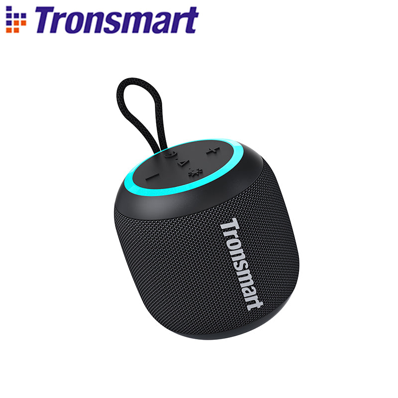 Tronsmart T7 Mini Portable Speaker TWS Bluetooth 5.3 Speaker with Balanced Bass, IPX7 Waterproof, LED Modes for Outdoor