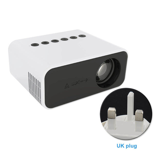 With LED Light Support Mobile Phone Home Media Android Mini Projector Television AV Portable USB Audio Video Player Theater ABS