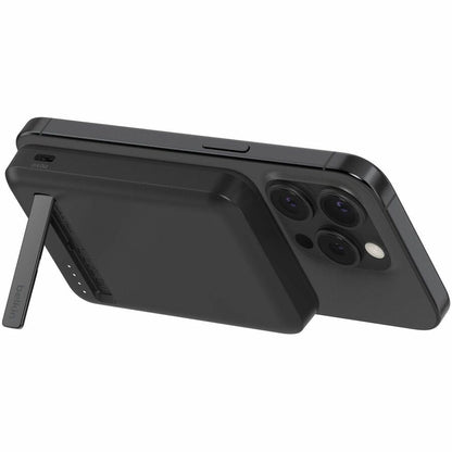Belkin 15W Wireless Magnetic Power Bank w/ Stand, Qi2 - 5K mAh - 1xUSB-C - Portable Charger - w/ USB-C to USB-C Cable - Black