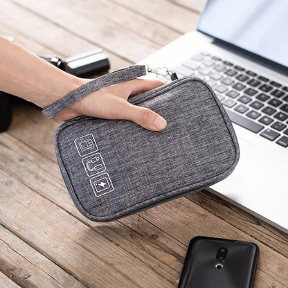Cable Organizer Bag – Portable Travel Electronics & Accessories Storage Pouch