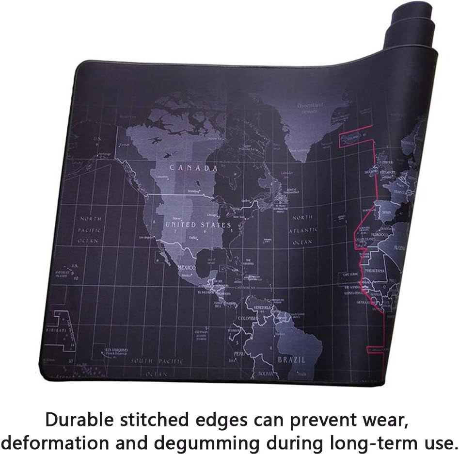 Gaming Mouse Pad Large Extended Mouse Mat with Stitched Edge Desk Mat Keyboard P