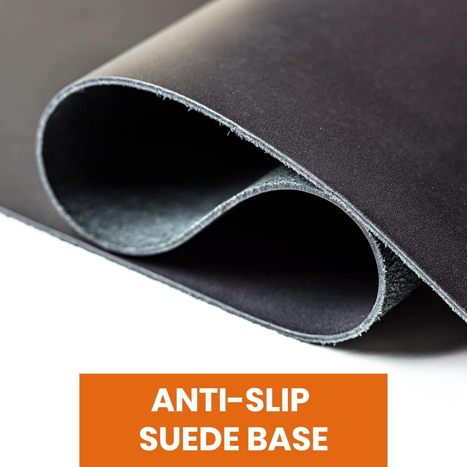 Leather Mouse Pad 9 X 9 Inch (Black) | Genuine Leather Mousepad | Black Mouse Pad | Thick Mouse Pad | Portable Mouse Pad | Mouse Pad for Desk | Leather Mouse Desk Mat