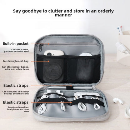 Data Cable Storage Bag – Multi-Compartment Travel Organizer Pouch
