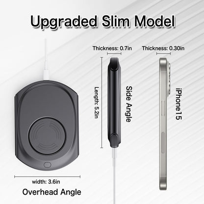Mouse Jiggler, Ultra Slim, 20Db Quiet & Noiseless, Undetectable Mouse Mover Simu