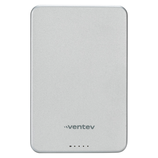 Ventev 15W Ultrafast Qi2 5000mAh Portable Battery in Gray