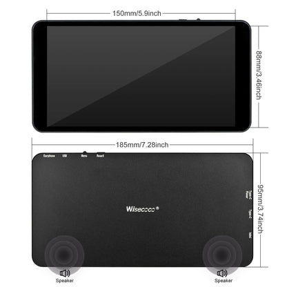 Wisecoco 7 Inch 1920x1080 FHD Portable Monitor Touch IPS HDMI Computer type C Gaming Display for Laptop PC Raspberry Pi PS4 XBox