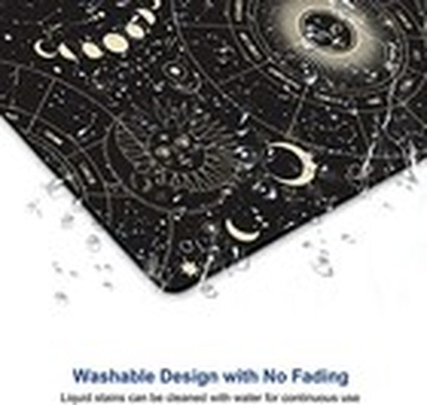 Armanza Mouse Pad, Moon Sun Mouse Pad, Square Waterproof Mouse Pad Non-Slip