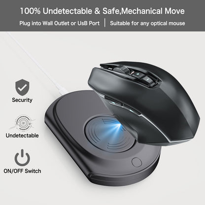 Mouse Jiggler, Ultra Slim, 20Db Quiet & Noiseless, Undetectable Mouse Mover Simu