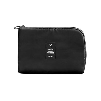 Travel Cable Organizer Pouch – Waterproof Double-Layer Storage Bag