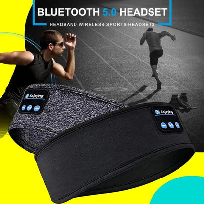 New  Bluetooth Wireless Headphones Sports Headband Soft Elastic Comfortable Headphones For Sleep Music Headset Speakers