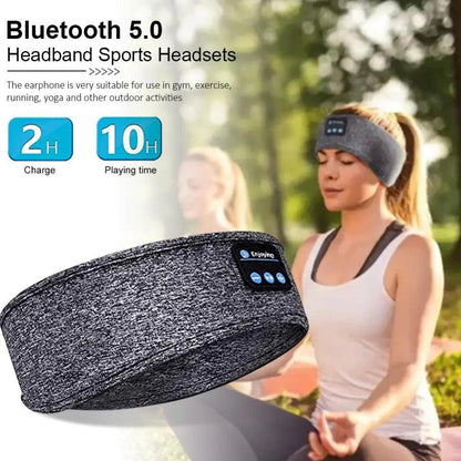New  Bluetooth Wireless Headphones Sports Headband Soft Elastic Comfortable Headphones For Sleep Music Headset Speakers