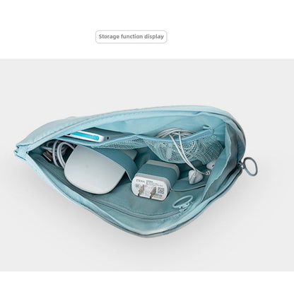 Travel Cable Organizer Pouch – Waterproof Double-Layer Storage Bag