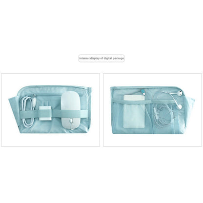 Travel Cable Organizer Pouch – Waterproof Double-Layer Storage Bag