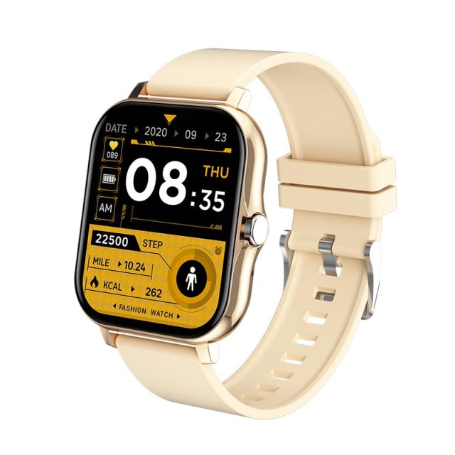 2022 New Women Smart Watch Men 1.69" Color Screen Full Touch Fitness Tracker Bluetooth Call Smart Clock Ladies Smartwatch Women