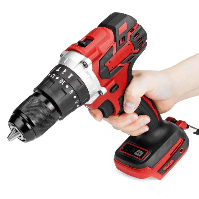 3 in 1 Brushless Electric Hammer Drill Electric Screwdriver 13mm 20+3 Torque Cordless Impact Drill for Makita Battery 18V