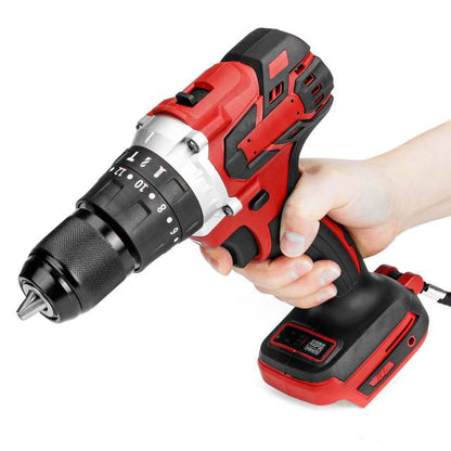 3 in 1 Brushless Electric Hammer Drill Electric Screwdriver 13mm 20+3 Torque Cordless Impact Drill for Makita Battery 18V
