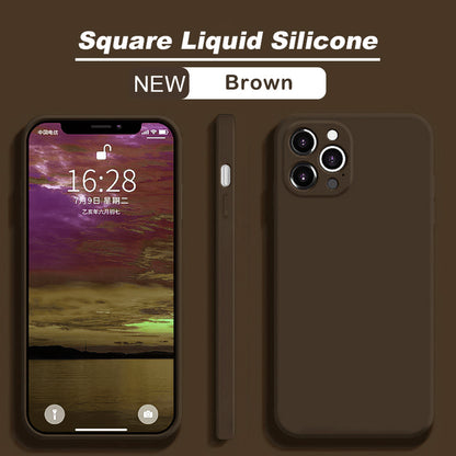 ASTUBIA Official Square Liquid Silicone Phone Case For iPhone 11 12 13 Pro Max Mini X XR XS Max 7 8 Plus SE 2020 Cover