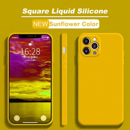 ASTUBIA Official Square Liquid Silicone Phone Case For iPhone 11 12 13 Pro Max Mini X XR XS Max 7 8 Plus SE 2020 Cover