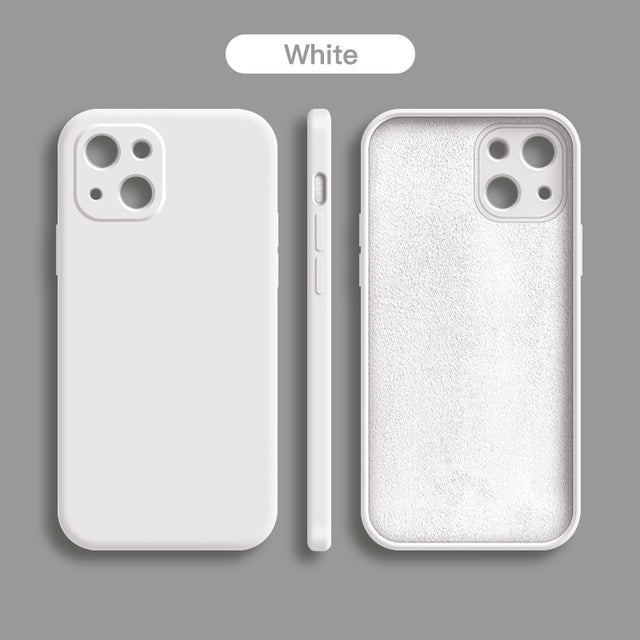 ASTUBIA Square Liquid Silicone Case for iPhone 11 12 13 Pro Max Mini Full Protection Case For iPhone XS MAX X XR 8 7 PLUS Cover