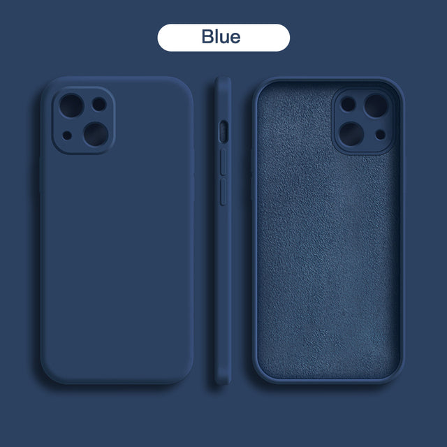 ASTUBIA Square Liquid Silicone Case for iPhone 11 12 13 Pro Max Mini Full Protection Case For iPhone XS MAX X XR 8 7 PLUS Cover