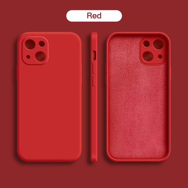 ASTUBIA Square Liquid Silicone Case for iPhone 11 12 13 Pro Max Mini Full Protection Case For iPhone XS MAX X XR 8 7 PLUS Cover