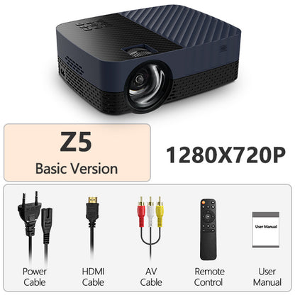 AUN Z5S MINI Projector Full HD 1080P Home Theater Android 9 WIFI Smart TV Portable Camping Beamer for smartphone 4K Projectors