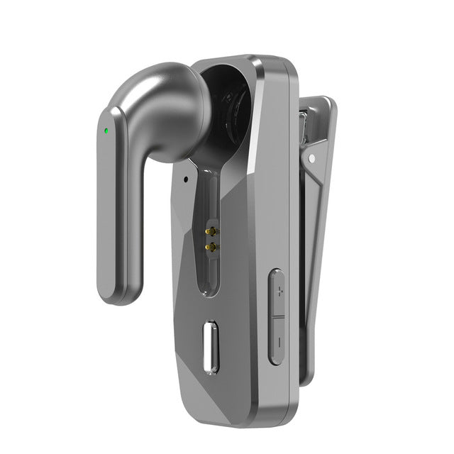 Bluetooth 5.0 Headset Wireless Earphone Business Headset With Mic Sports Ear Hooks Handsfree Headphone For Mobile Phone