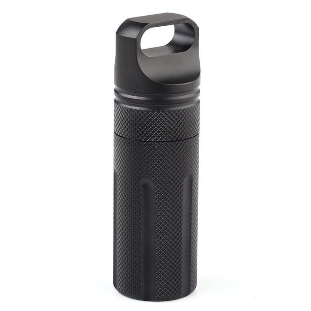 Capsule EDC Waterproof Hike Box Survive Outdoor Dry Bottle Seal Trunk Container Case Holder Storage Camp Medicine Match Pill