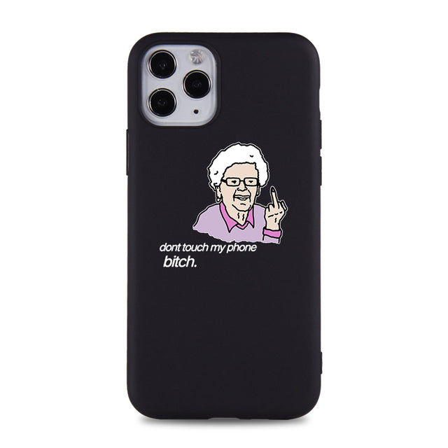 Cool Phone Case for IPhone 6s 7 8 11 12 Plus Pro Mini X XS MAX XR SE Funny Cartoon Cases Soft Silicone Fitted Accessorie Covers