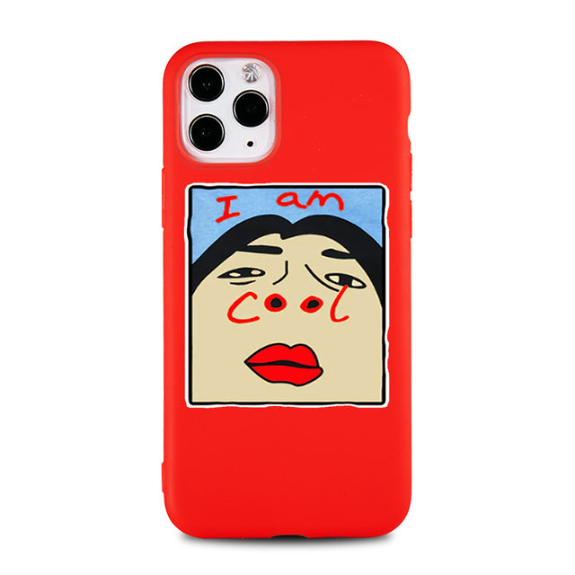 Cool Phone Case for IPhone 6s 7 8 11 12 Plus Pro Mini X XS MAX XR SE Funny Cartoon Cases Soft Silicone Fitted Accessorie Covers
