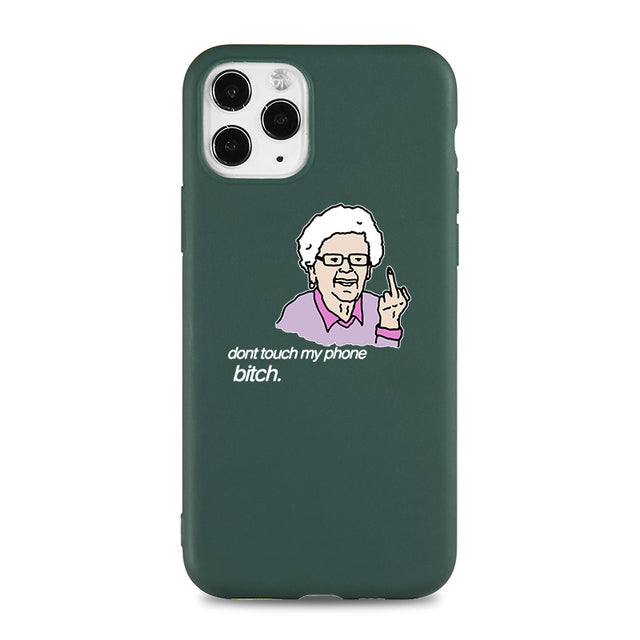 Cool Phone Case for IPhone 6s 7 8 11 12 Plus Pro Mini X XS MAX XR SE Funny Cartoon Cases Soft Silicone Fitted Accessorie Covers
