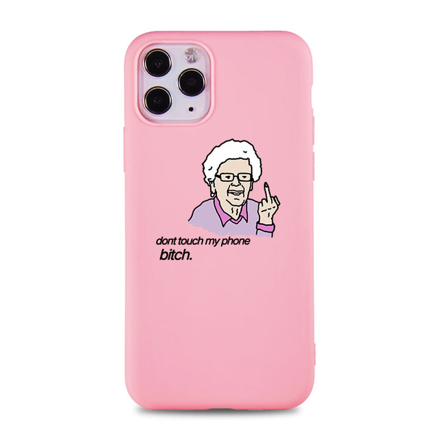 Cool Phone Case for IPhone 6s 7 8 11 12 Plus Pro Mini X XS MAX XR SE Funny Cartoon Cases Soft Silicone Fitted Accessorie Covers