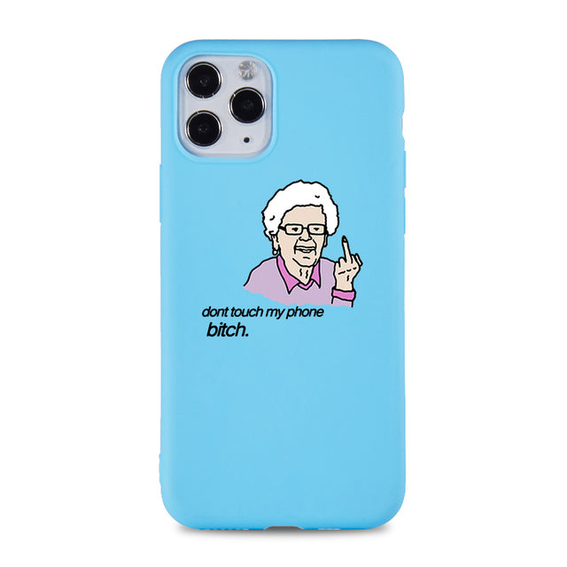 Cool Phone Case for IPhone 6s 7 8 11 12 Plus Pro Mini X XS MAX XR SE Funny Cartoon Cases Soft Silicone Fitted Accessorie Covers