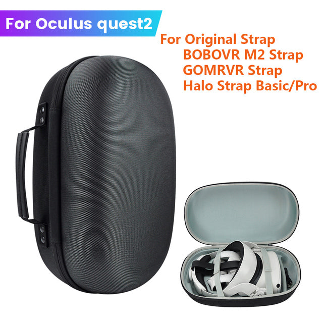 Elite Head Strap Storage Bag For Oculus Quest 2 Travel Carrying Case EVA Portable Storage Box For Meta Oculus Quest2 Accessoires