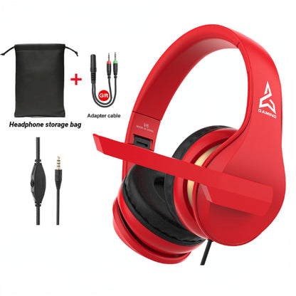 Foldable V6 Stero Gaming Headphone with Microphone For Nintendo Switch 3.5MM Wired Gaming headset For PS4 PC