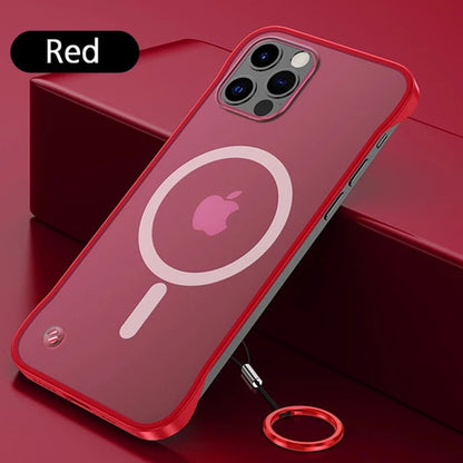 For Apple iPhone 12 11 Pro Max Magnetic Mobile Phone Case For iPhone X XS Max XR No Bumper Cover Anti Fingerprint Matte Case
