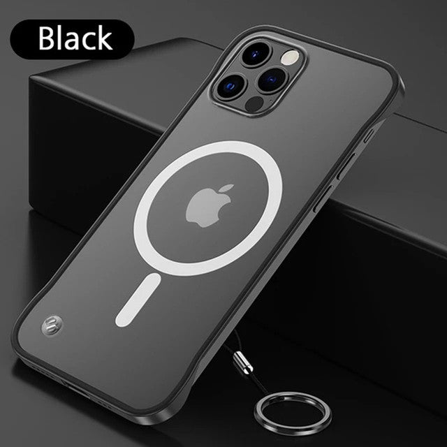 For Apple iPhone 12 11 Pro Max Magnetic Mobile Phone Case For iPhone X XS Max XR No Bumper Cover Anti Fingerprint Matte Case