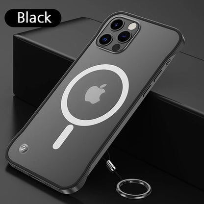 For Apple iPhone 12 11 Pro Max Magnetic Mobile Phone Case For iPhone X XS Max XR No Bumper Cover Anti Fingerprint Matte Case