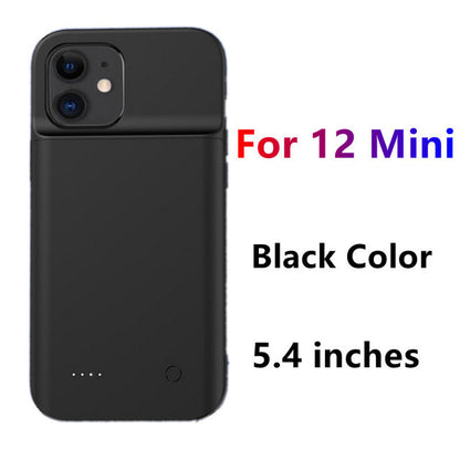 For iphone 13 Pro Max Battery Case For iphone 12 11 Pro Max Smart Power Bank Charger Cover for iPhone XS Max XR 7 8 Plus SE2 SE3