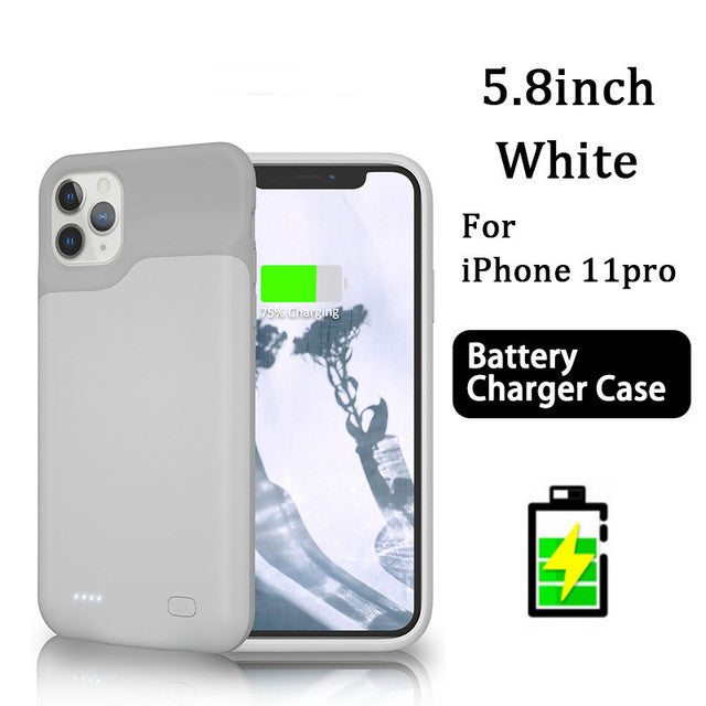 For iphone 13 Pro Max Battery Case For iphone 12 11 Pro Max Smart Power Bank Charger Cover for iPhone XS Max XR 7 8 Plus SE2 SE3