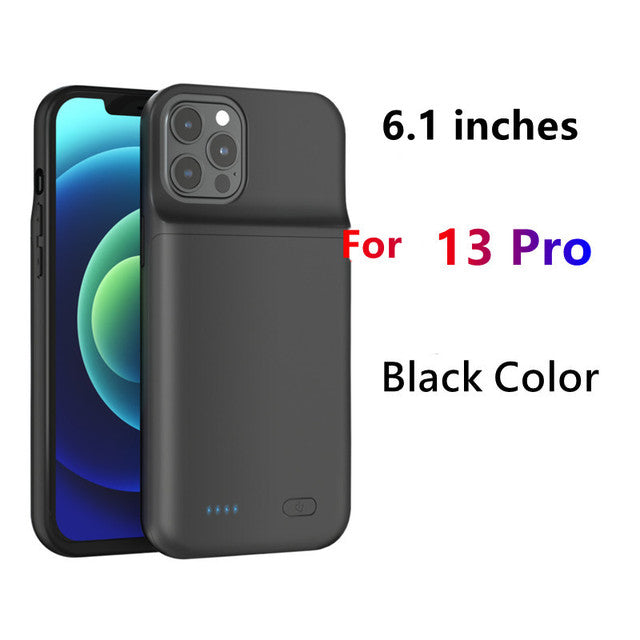 For iphone 13 Pro Max Battery Case For iphone 12 11 Pro Max Smart Power Bank Charger Cover for iPhone XS Max XR 7 8 Plus SE2 SE3