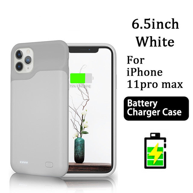 For iphone 13 Pro Max Battery Case For iphone 12 11 Pro Max Smart Power Bank Charger Cover for iPhone XS Max XR 7 8 Plus SE2 SE3