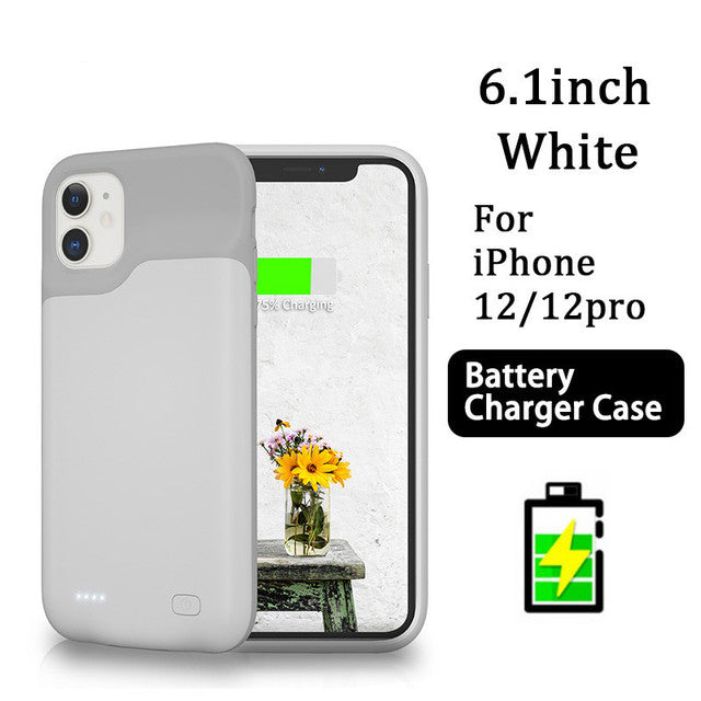 For iphone 13 Pro Max Battery Case For iphone 12 11 Pro Max Smart Power Bank Charger Cover for iPhone XS Max XR 7 8 Plus SE2 SE3