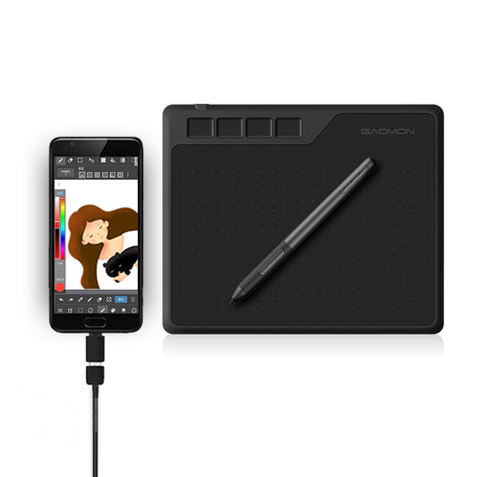 GAOMON S620 6.5 x 4" Digital Graphic Tablet for Drawing Painting&amp;Game OSU, 8192 Level Pen Tablet Support Android/Windows/Mac OS