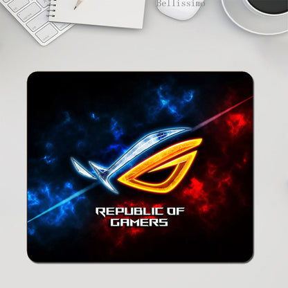 Gaming Mouse Mat Asus Rog Mausepad Large Mousepad Desk Protector Mause Pad Pc Gamer Table Computer Accessories Mats Keyboard Pad