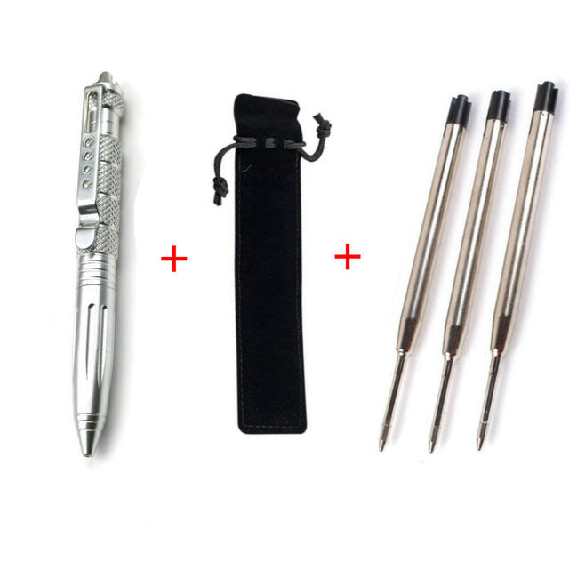 High Quality defence personal Tactical Pen Self Defense Pen Tool Multipurpose Aviation Aluminum Anti-skid Portable