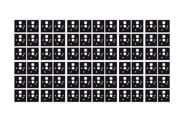 KPrepublic PCB Switch Pad Pads Stickers Foam EVA PE PORON Material for gasket improve sound quality BM60 BM65 BM68 XD64 BM80